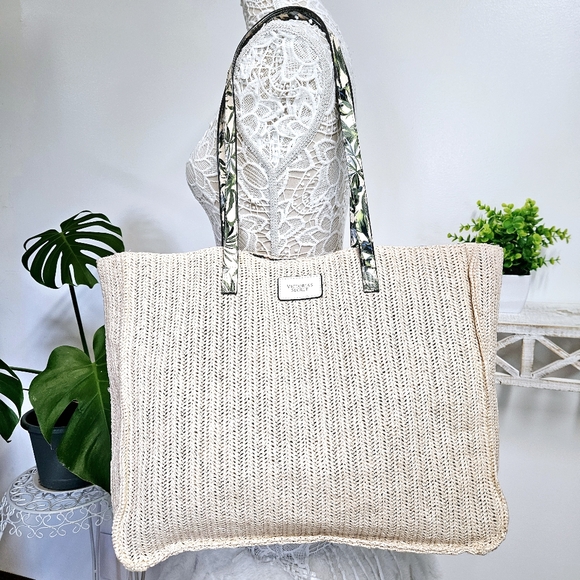 Victoria's Secret Handbags - Victorias Secret Straw Tote